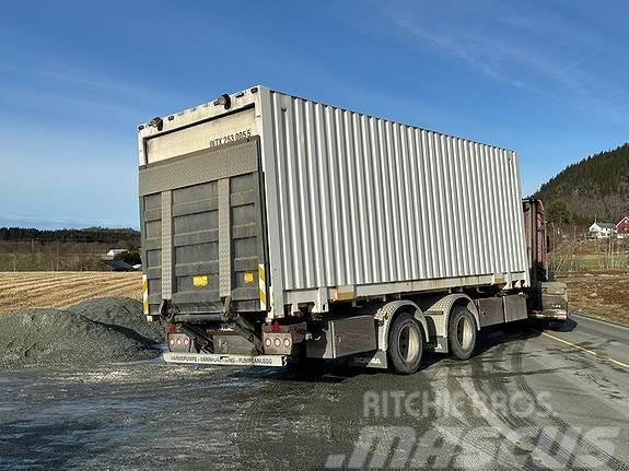  Trailerbygg Container med port, henger med lift, m Other trailers