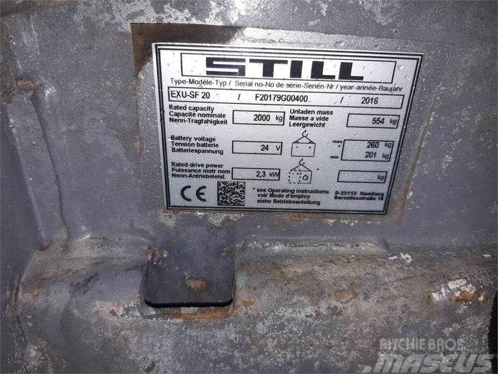 Still EXU-SF20 Električni nizko dvižni viličar