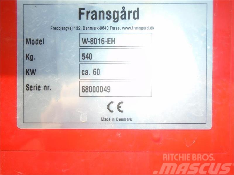 Fransgård W-8016-EH  m/ Radiostyring  Meget Velholdt Vitli