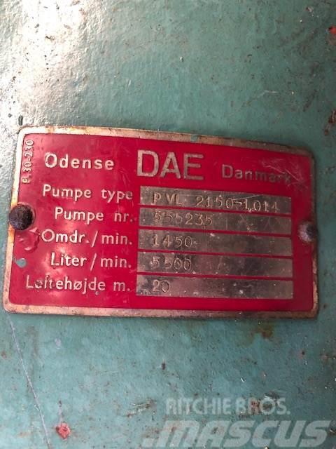  DAE type PVL 2150-1014 pumpe Vodne črpalke