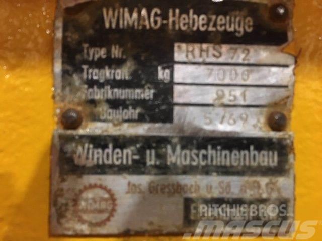  Wimag RHS72 løfteåg - 7 ton Rezervni deli in oprema za dvigala