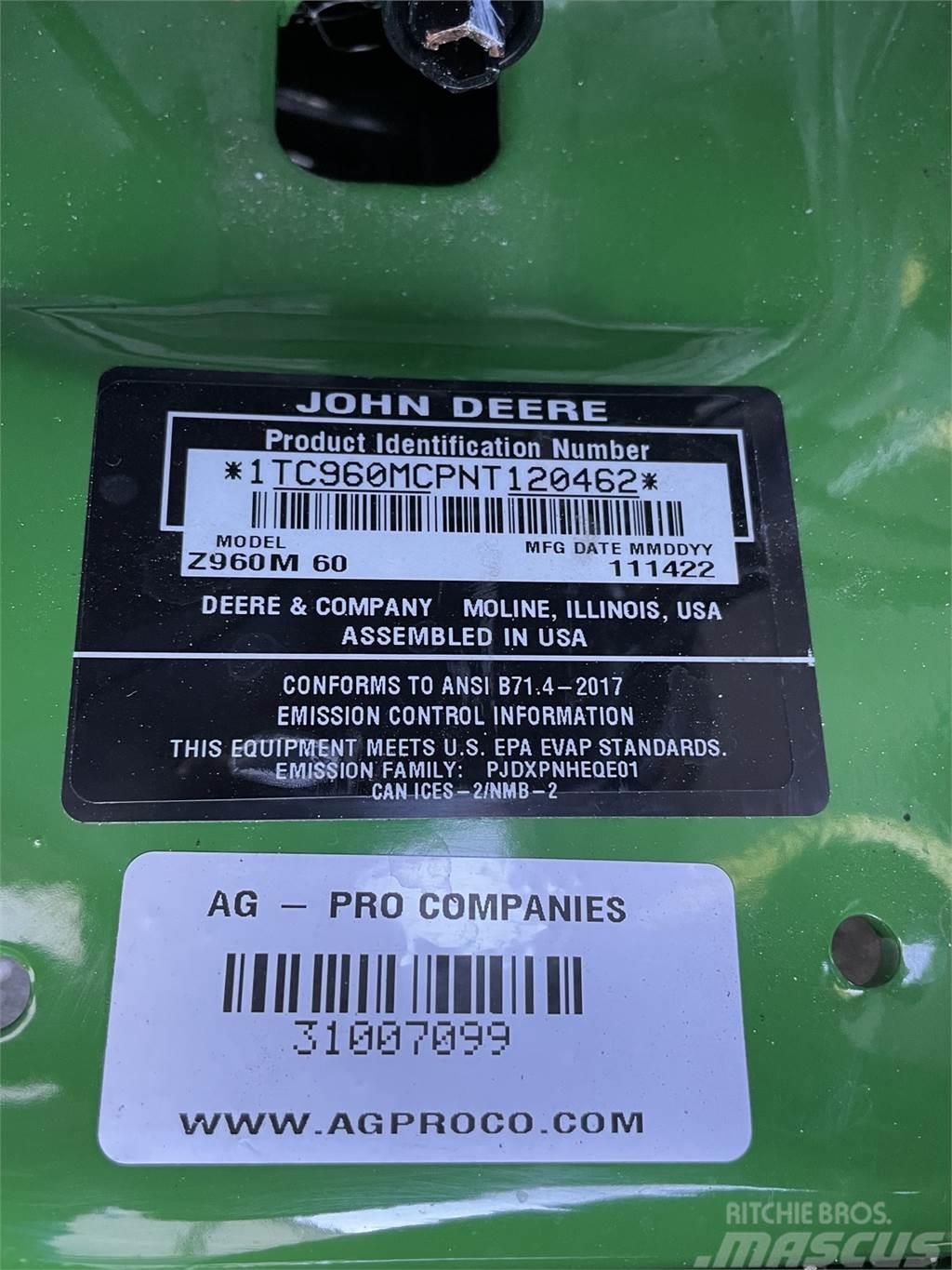 John Deere Z960M Vrtne zero turn kosilnice