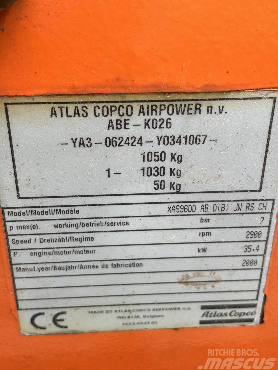 Atlas Copco XAS 97 DD Kompresorji