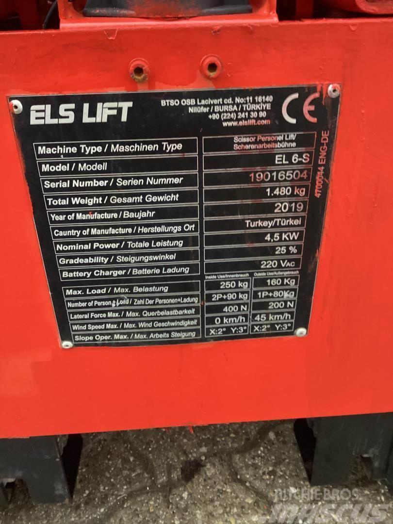 ELS LIFT EL6-S Škarjaste dvižne ploščadi