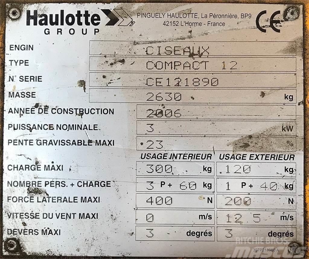 Haulotte COMPACT 12 Škarjaste dvižne ploščadi