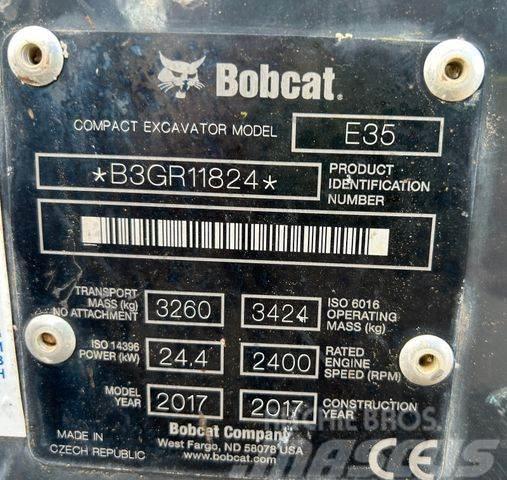 Bobcat E35 Minibagger Mini bagri <7t