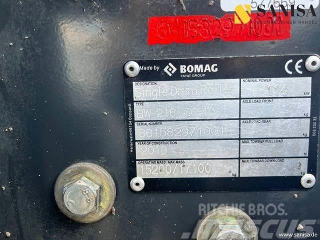 Bomag BW216-D40 Walzenzug/17t/3570h/TOP Enojni valjarji