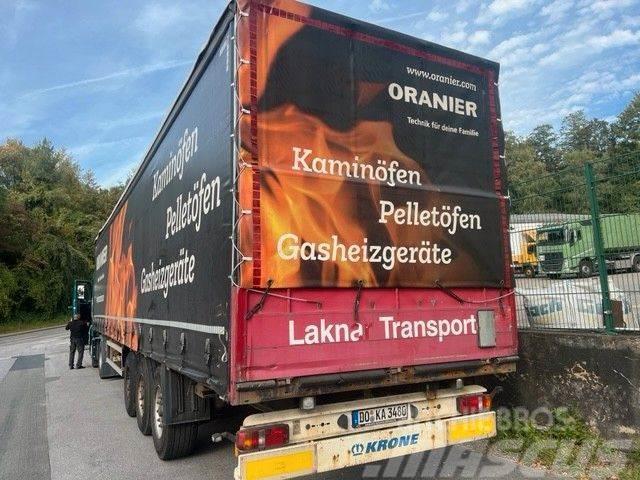 Krone SDP Auflieger, P+P,TÜV bis 12/23,Curtiansider+Ed Curtainsider semi-trailers