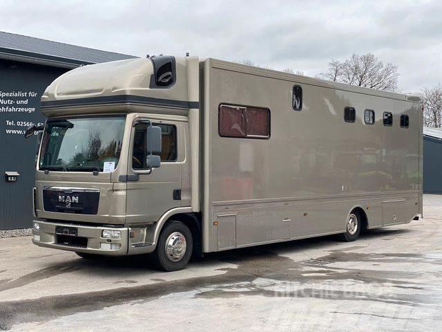 MAN TGL 12.220 EU5 Pferdetransporter m. Wohnabteil Animal transport trucks