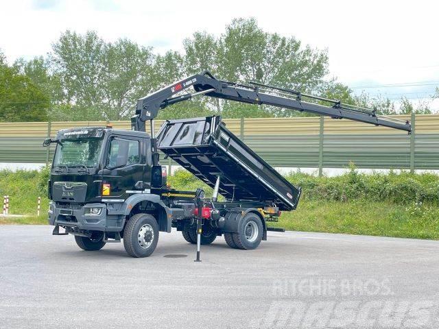 MAN TGM 18.320 4x4 Euro6e Hiab X Hiduo 228-4 Kiper tovornjaki