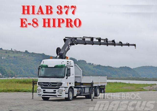 Mercedes-Benz ACTROS 2544 * HIAB 377 E - 8 HIPRO + FUNK* TOP Tovornjaki z žerjavom