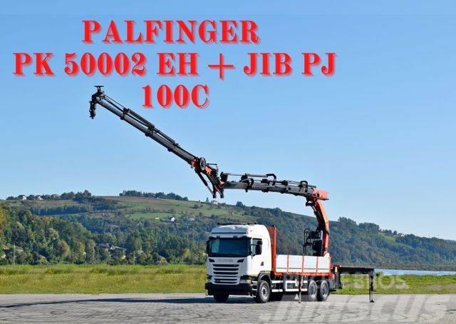 Scania G 490* PK 50002 EH + JIB PJ100C + FUNK /6x4 Tovornjaki z žerjavom
