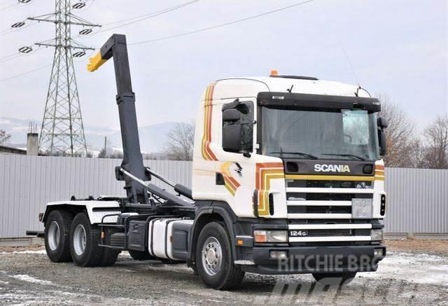 Scania R124 470 Abrollkipper *6x2* Top Zustand ! Kotalni prekucni tovornjaki