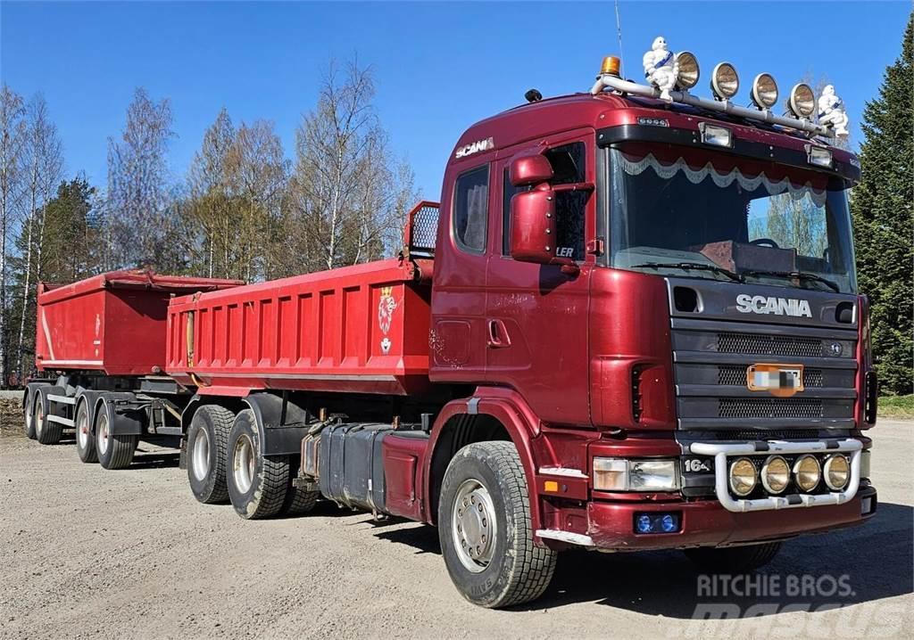 Scania R 164/ Jyki 4-aks. letkukasetti. Kiper tovornjaki