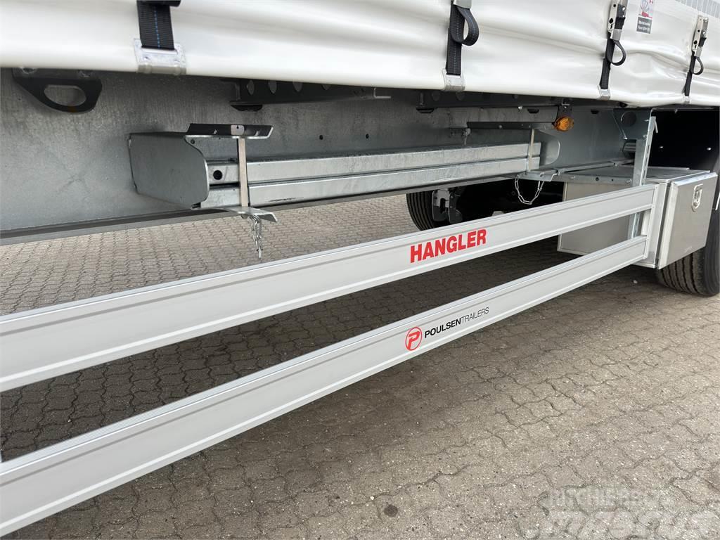 Hangler 3-aks 45-tons gardintrailer Nordic Polprikolice s ponjavo