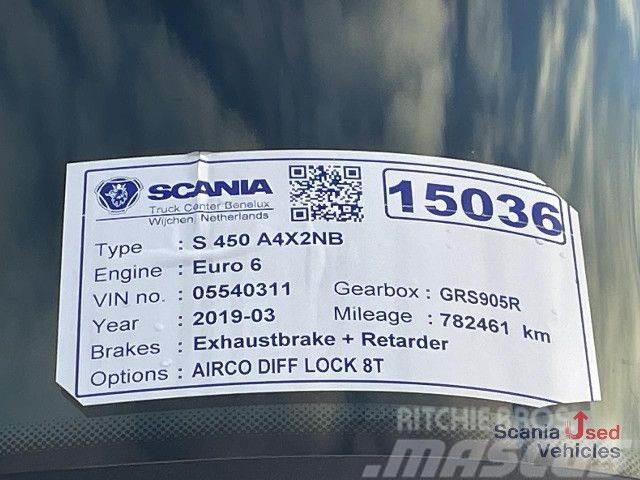 Scania S 450 A4x2NB RETARDER DIFF LOCK ACC FULL AIR Vlačilci