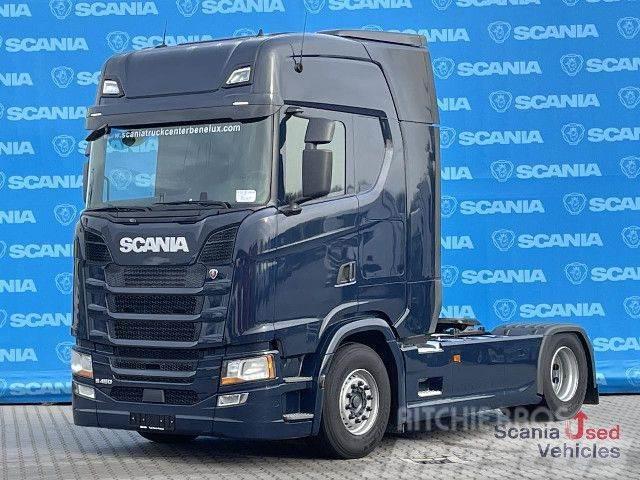 Scania S 450 A4x2NB RETARDER DIFF-L PARK AIRCO 8T FULL AI Vlačilci