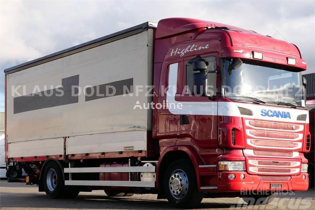 Scania R420 Curtain side + tail lift Tovornjaki za prevoz avtomobilov z vitlom