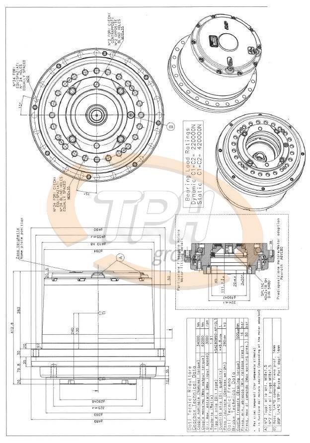  PMP 2502421 Fahrgetriebe Demag H30 Drugi deli