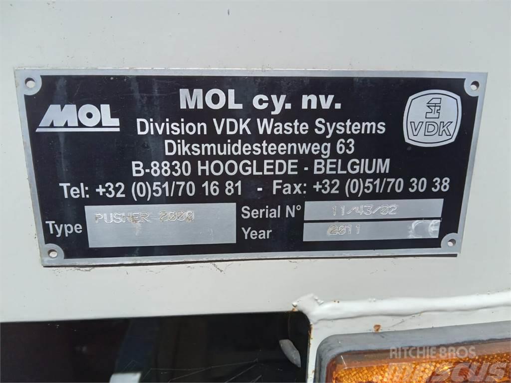 DAF Superstructure garbage truck MOL VDK PUSHER 20m3 Komunalni tovornjaki