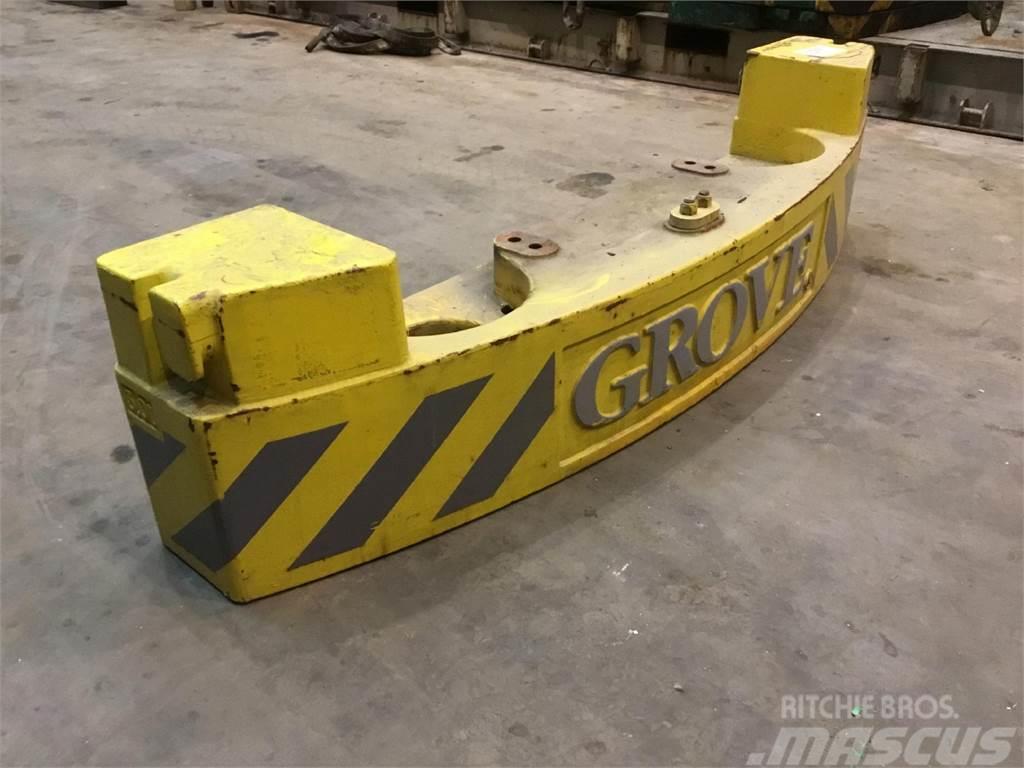 Grove GMK 2035 counterweight 3.0 ton Rezervni deli in oprema za dvigala