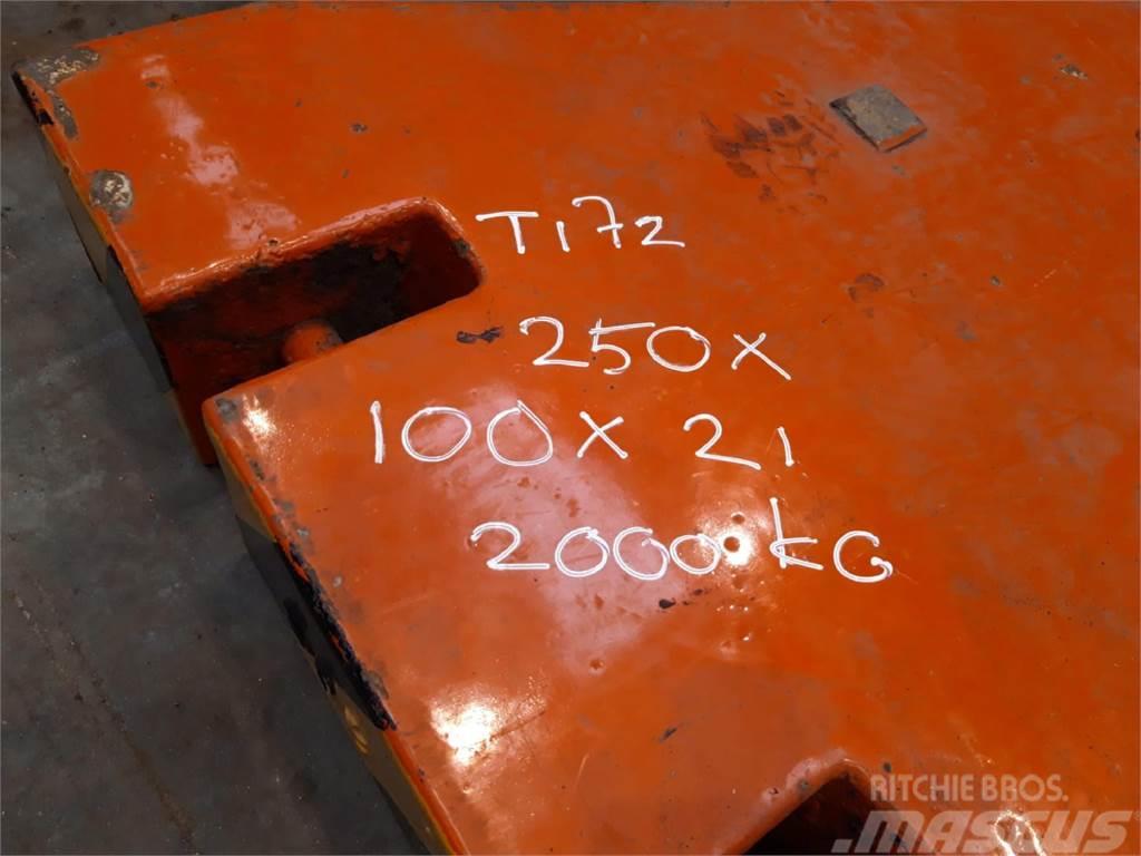 Terex Demag Demag AC 155 counterweight 2,0 ton Rezervni deli in oprema za dvigala