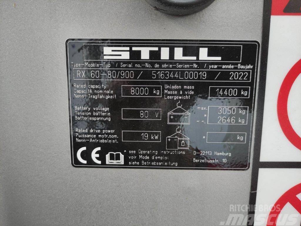 Still RX60-80/900 Električni viličarji