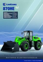 LiuGong 870 HE vollelektrisch, 24.2 t, 4.7-5.2 cbm