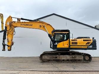 Hyundai HX380LC - Rock Quard / Hammer Lines / 360° Camera