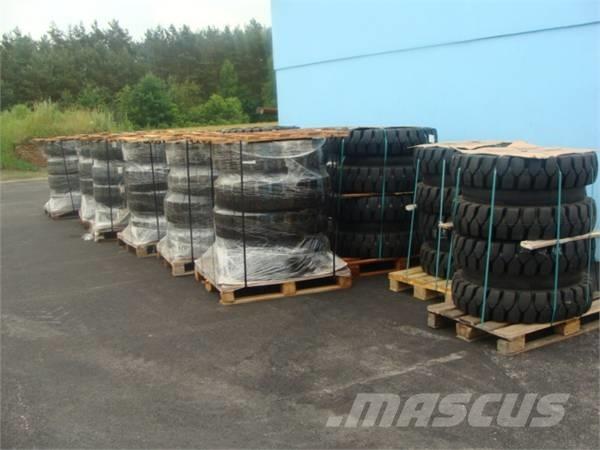 Koła pełne z lanej gumy 1000 x 20 Gradbeništvo - drugo