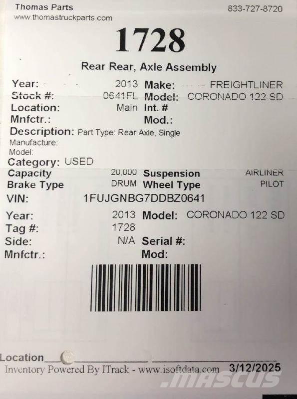 Freightliner Coronado 122 SD Transport - drugo