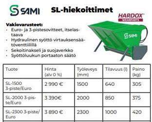 Sami SL-1500 Hiekoitin