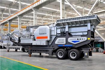 Liming 120-150 tph portable mobile rock stone jaw crusher