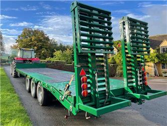 Bailey 32FT Draw Bar Low Loader Beaver Tail Trailer