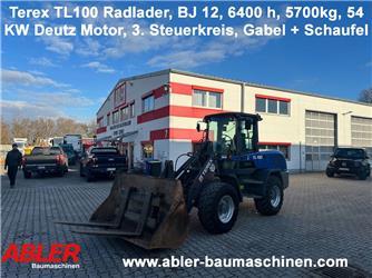 Terex TL 100 Radlader Gabel + Schaufel 3. Steuerkreis
