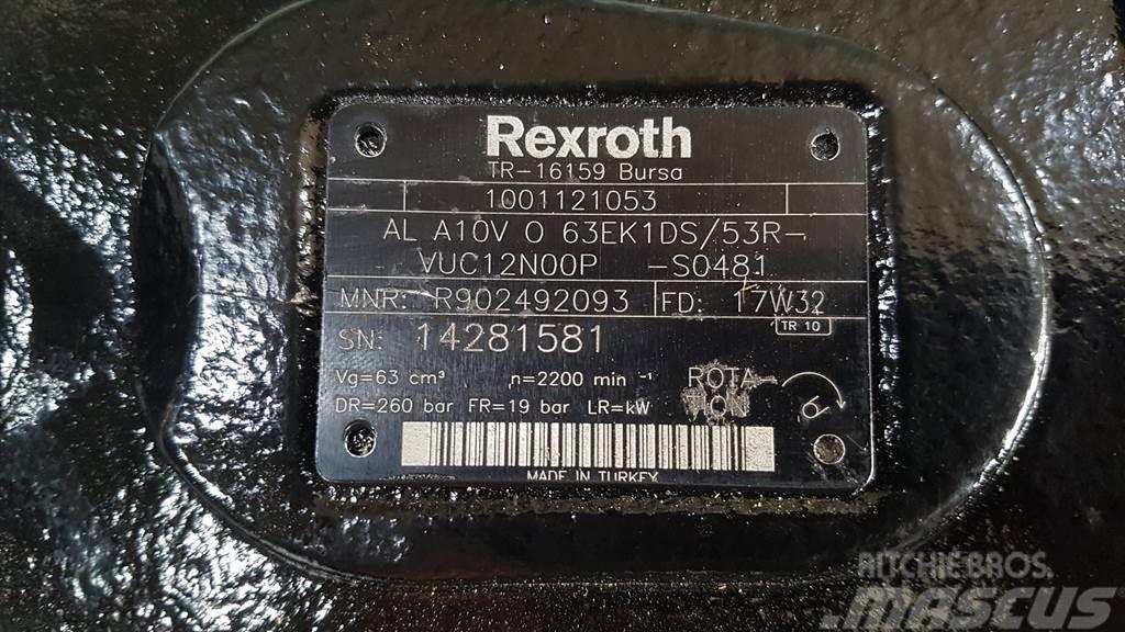 JLG 3006-Rexroth AL A10VO63EK1DS/53R-Load sensing pump Hidravlika