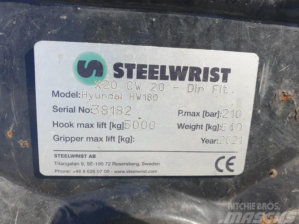 Steelwrist Tiltrotator X20 CW20 HW180 Rotatorji