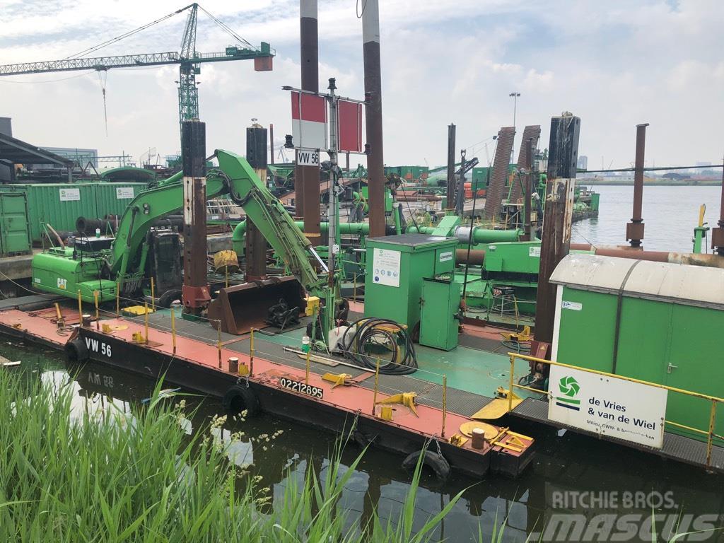 IHC ponton for excavator Delovni čolni/barže