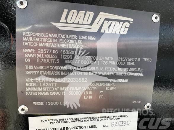 Load King LK25TT TILT DECK TRAILER, 50K CAPACITY, SPRING RID Nizko noseče polprikolice