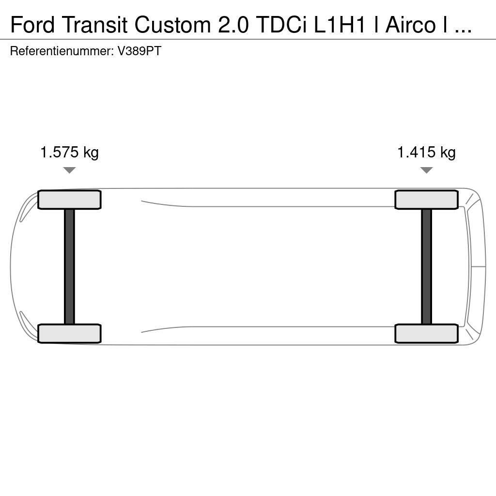 Ford Transit Custom 2.0 TDCi L1H1 l Airco l Navi l Trek Zabojni kombi