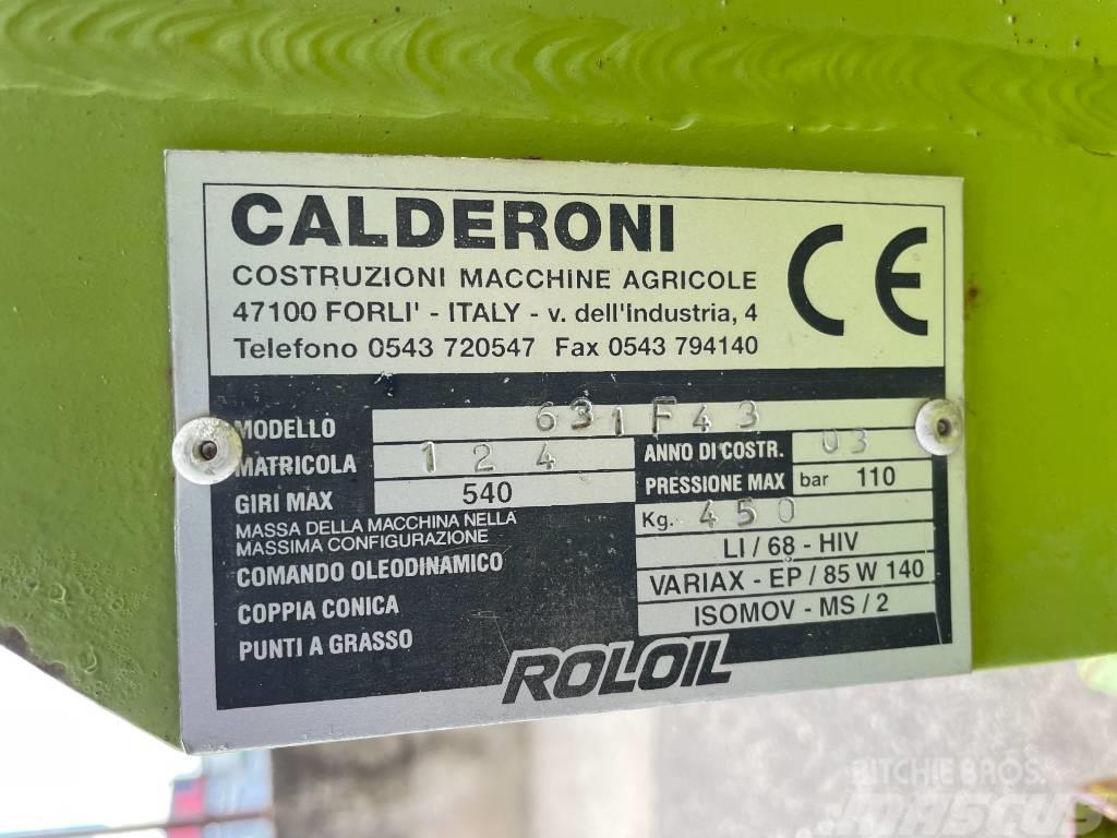  Calderoni 631F43 Priključki za pripravo tal (plugi, brane)