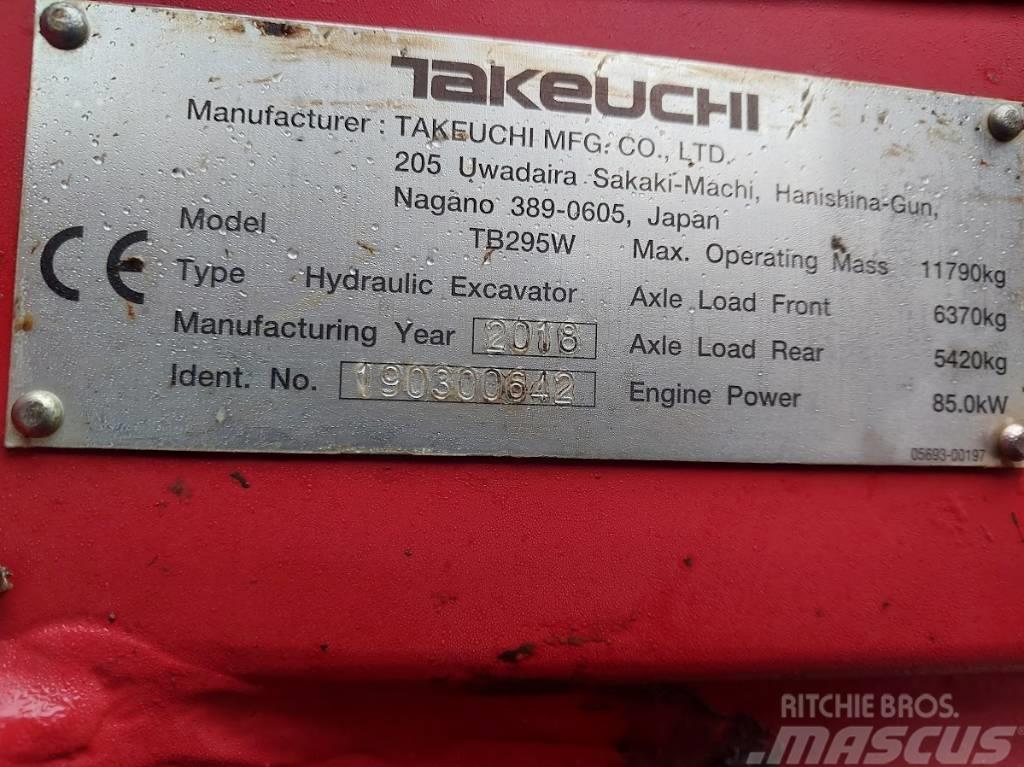 Takeuchi TB295W Bagri na kolesih