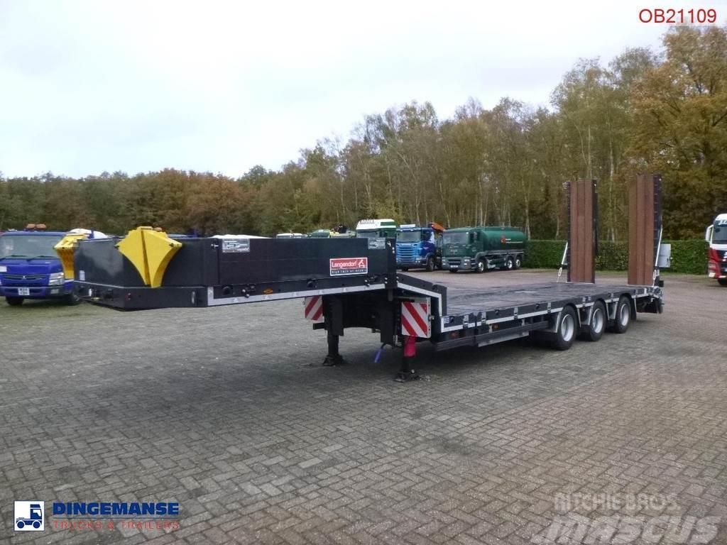 Langendorf 3-axle semi-lowbed trailer 48T ext. 13.5 m + ramps Nizko noseče polprikolice