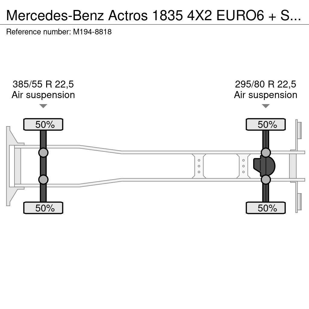 Mercedes-Benz Actros 1835 4X2 EURO6 + SIDE OPENING + ADR Tovornjaki zabojniki