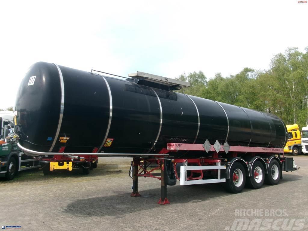 LAG Bitumen tank inox 31.9 m3 / 1 comp Polprikolice cisterne