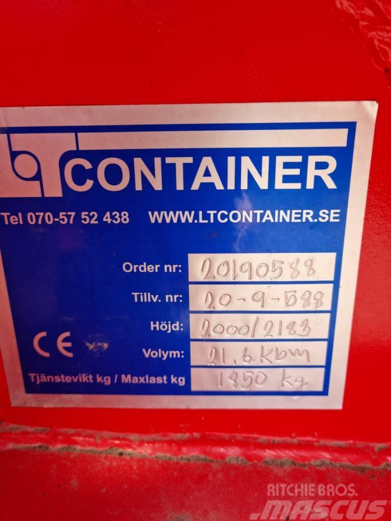 LT Spannmålscontainer 21,6 kubik, Rullkapell Posebni kontejnerji