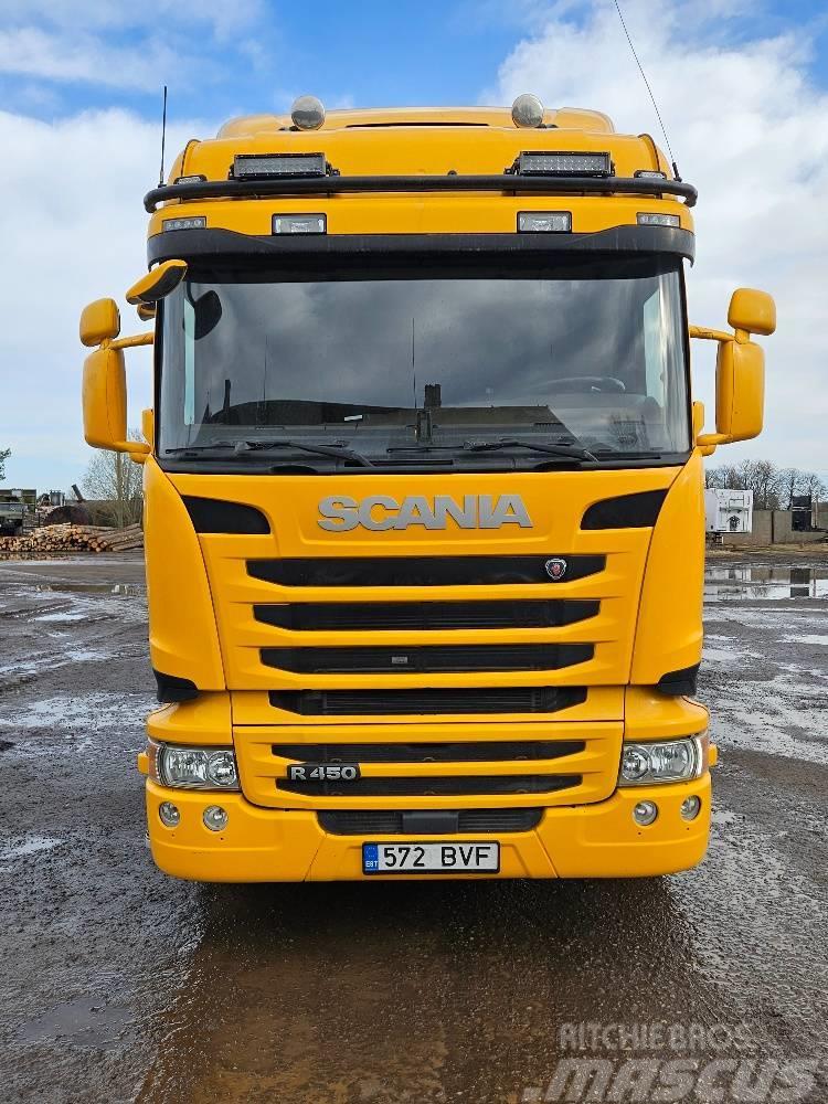 Scania R 450+HAAGIS Tovornjaki za hlode