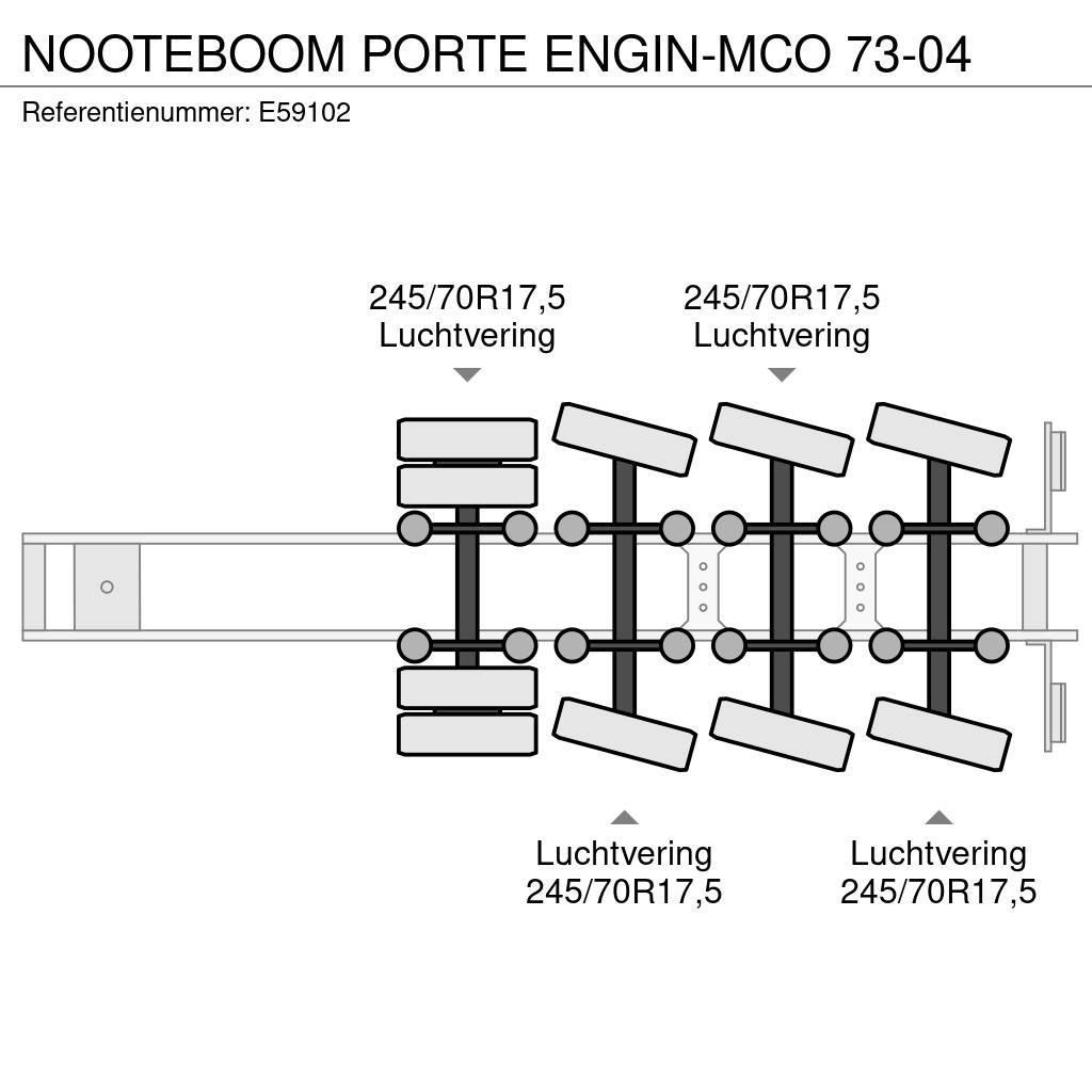 Nooteboom PORTE ENGIN-MCO 73-04 Nizko noseče polprikolice