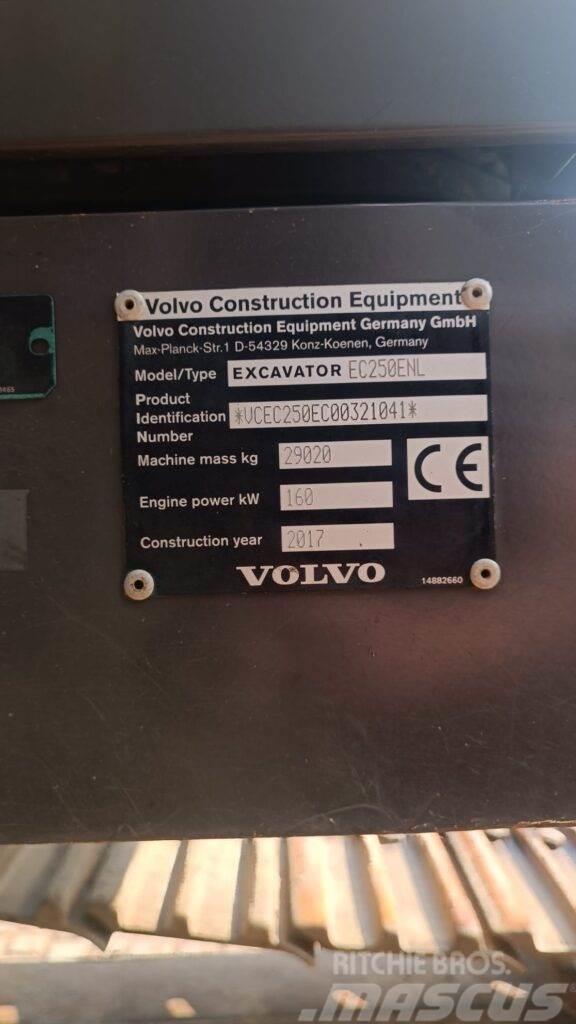 Volvo EC250ENL Bagri goseničarji