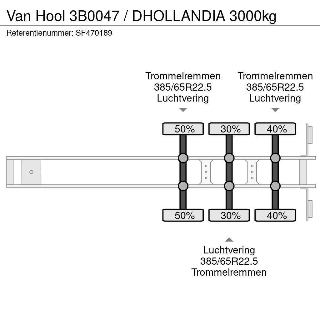 Van Hool 3B0047 / DHOLLANDIA 3000kg Polprikolice zabojniki